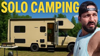 CAMPING SOLO IN THE MIDDLE OF KNOWHERE DIDNT GO AS PLANNED!