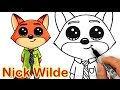 How to Draw Disney Zootopia Fox Nick Wilde step by step Cute