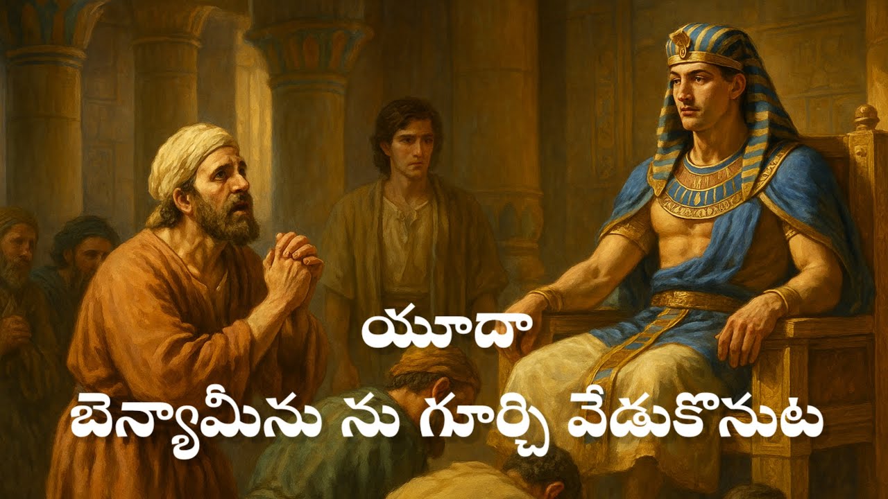 ఆదికాండము 44 అధ్యాయము | యూదా బెన్యామీను ను గూర్చి వేడుకొనుట | SHALOMPAULGUDURI | Telugu Bible Study 