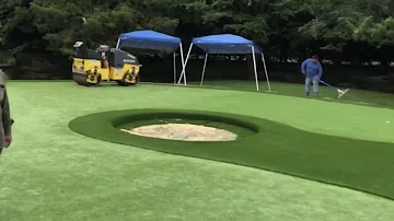 ASK JW Putting green installation synthetic True Putt