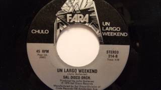 Video thumbnail of "Sal Disco Orchestra - Un largo weekend (1979) vinyl"