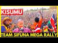 LIVE TEAM SIFUNA STORMS KISUMU FOR MEGA RALLY 