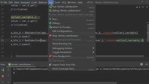Tkinter GUI - Checkbox, Radiobutton and Messagebox