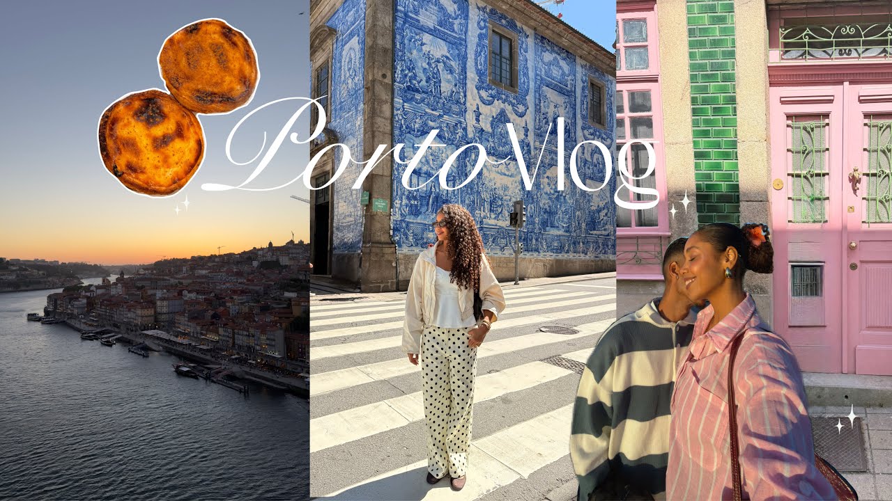 viajamos para o Porto ˚˖𓍢ִ໋❀⋆ | dias de verão, sunset no jardim do morro, pastel de nata & mais