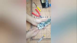 DIY extension outlet ( AC power cord replace ) 扩展插座更换电源线