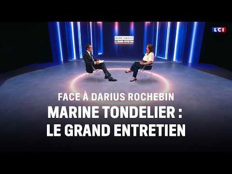 Marine Tondelier: The Big Interview with Darius Rochebin on LCI | LCI