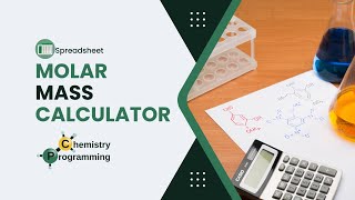 Molar mass calculator with Google Sheets screenshot 5