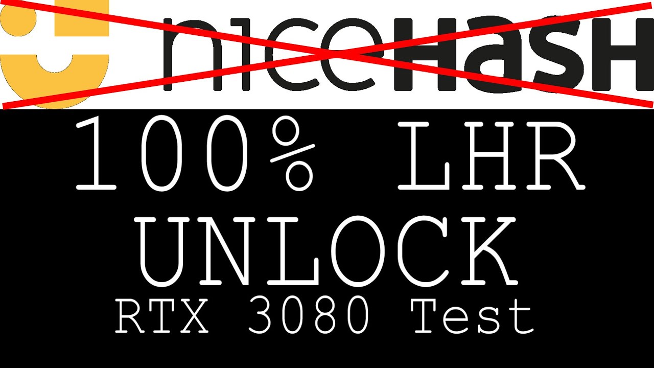 100% LHR Unlock NBMiner 41 - RTX 3080 LHR Test - NO NICEHASH