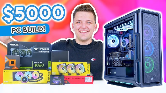 The ULTIMATE RTX 4090 Gaming PC Build! 😲 Full Gameplay Benchmarks w/ Ryzen  7950X! 