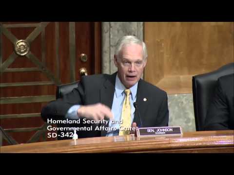 Sen. Johnson at HSGAC