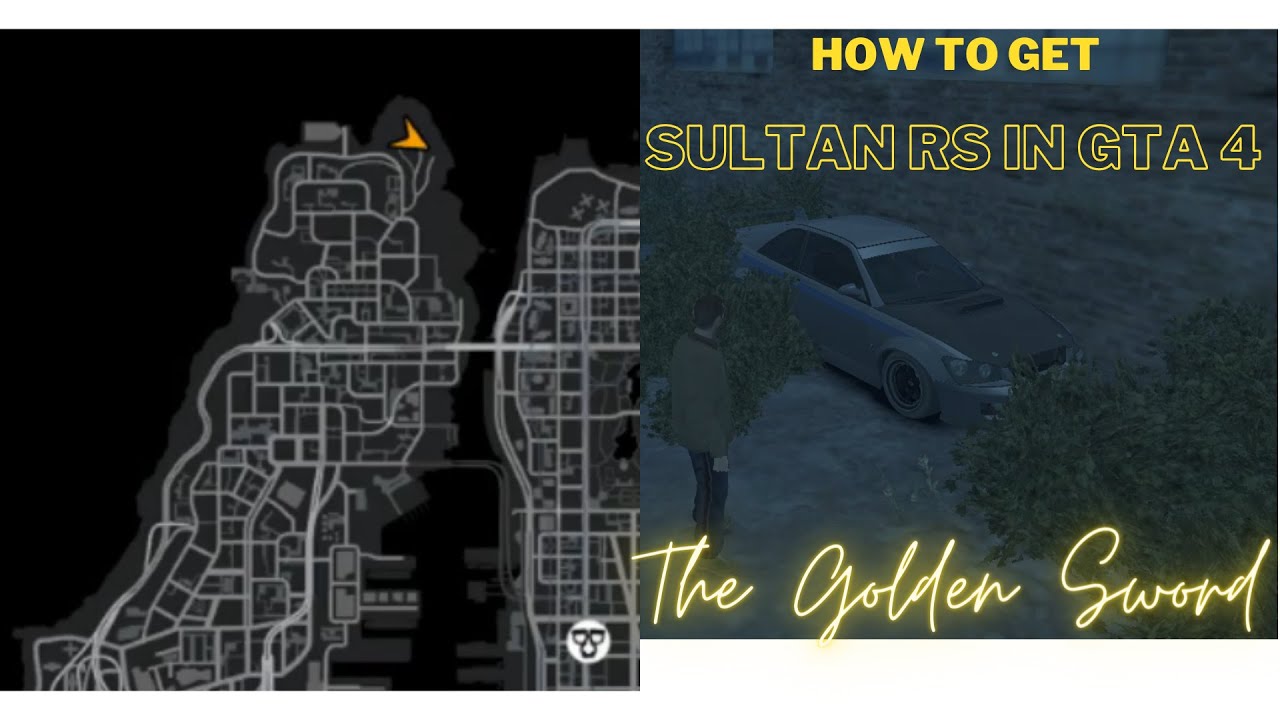 HOW TO GET SULTAN RS IN GTA 4 | THE ONLY PLACE TO GET SULTAN RS | 100% ...