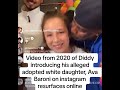 Video from 2020 of Diddy introducing his alleged adopted white daughter, resurfaces online