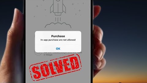 How to Fix in-App Purchases  Not Allowed | in App Purchases Not Allowed iPhone | 2023