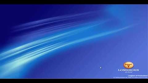 Windows Longhorn (Windows Vista Milestone 3) Build 3713 in Virtual PC