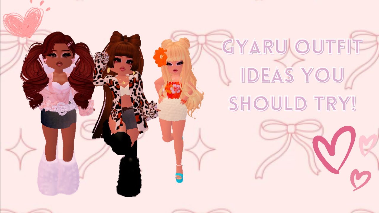 ROYALE HIGH GYARU OUTFIT IDEAS YOU SHOULD TRY! YouTube