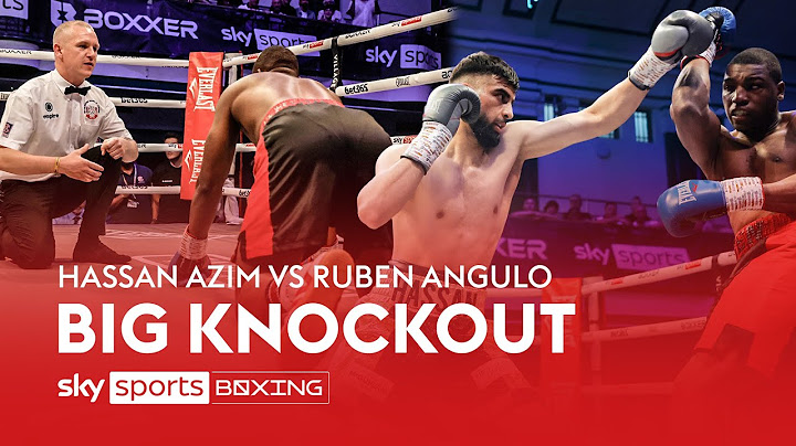 Hassan Azim DEMOLISHES Ruben Angulo in ONE ROUND! 💥