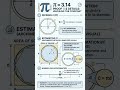 π = 3.14 Kyu hota hai? | Pi Explained in 15 Sec #shorts #mathplanet #mathisfun #coolmath #maths