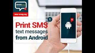How to print SMS from Android smartphone with SMS EasyReader&Printer? 📱 screenshot 4