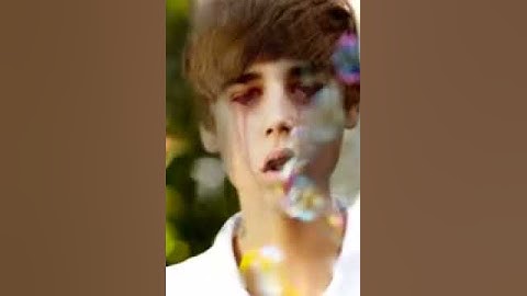Justin bieber scary face
