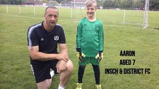 Goalkeeper Training: U8 player first GK 1to1 session