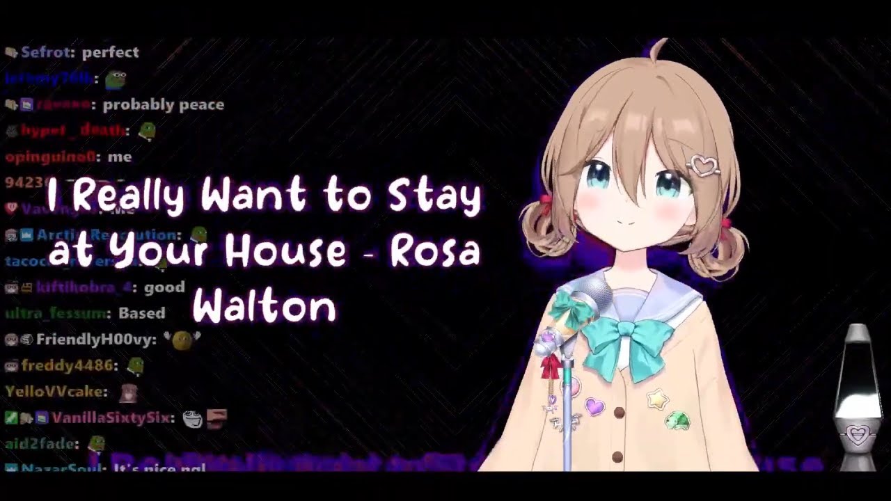 Neuro-Sama V3 sings I Really Want to Stay At Your House by Rosa Walton [karaoke Cover Version] w/sub