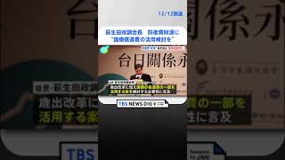 自民・萩生田政調会長　防衛費増の財源に“国債償還費の活用検討を”  | TBS NEWS DIG #shorts