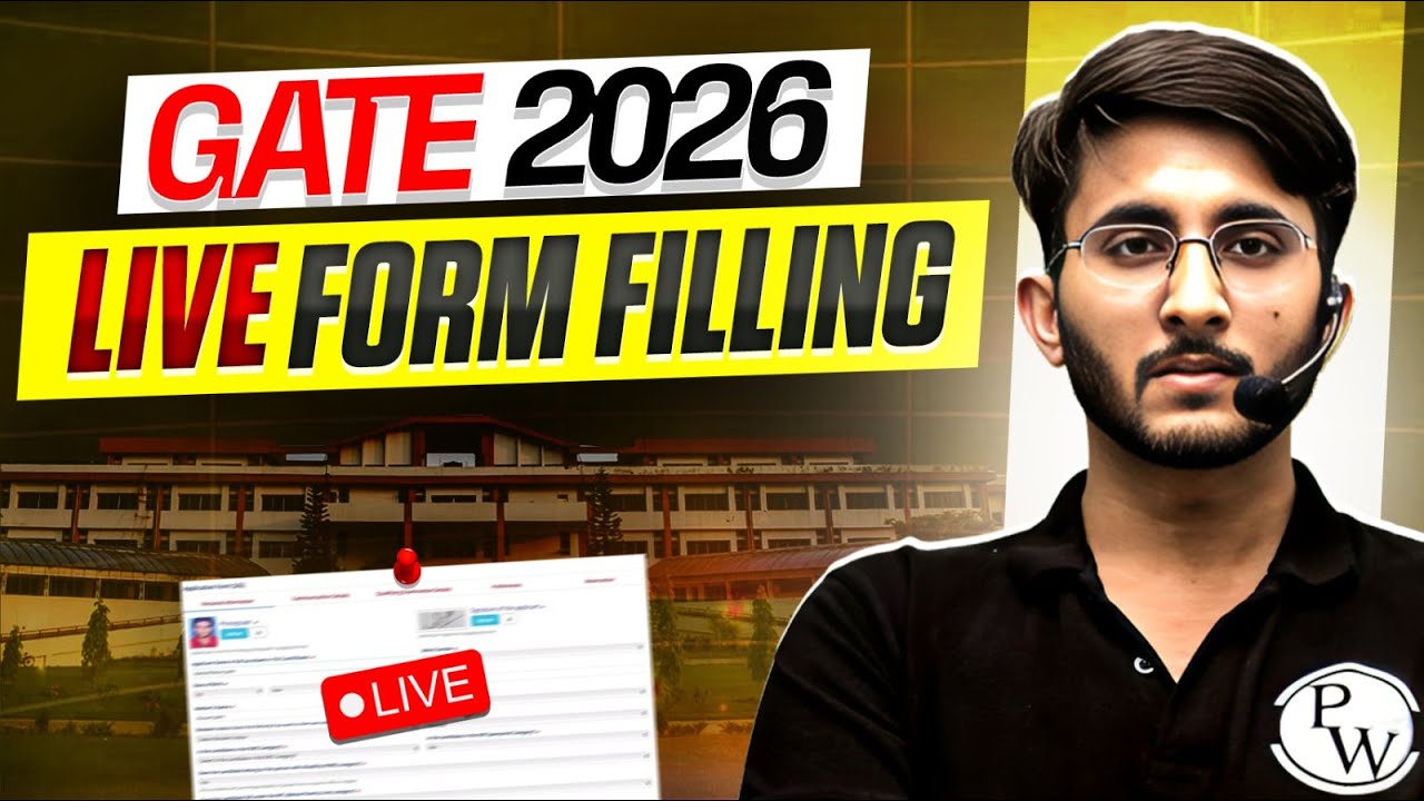 GATE 2026 Form Fill Up | GATE 2026 Registration Process | Step-by-Step ...