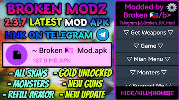 BROKEN MODZ 2.3.7 LATEST MOD APK 2025 💥 - Rocket Royale 🚀 - Everything UnLocked - Best Features 🔥