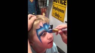 Super Fast Batman Face Painting Tutorial