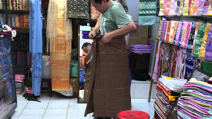 緬甸傳統服飾穿着示範 - 天天要聞