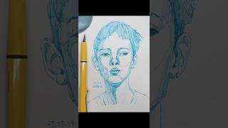 [무작정 크로키] 25년 129번째 크로키(만년필) - 라미 사파리 EF촉 (총 229번째) #drawing #sketch #croquis