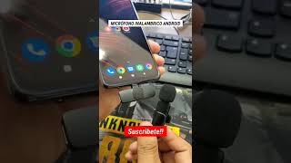 Micrófono Inalambrico para Celular | Android Mic Wireless