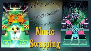 Rolling Sky Level 28 World Cup & Level 25 Neon - Music and Themes swapping