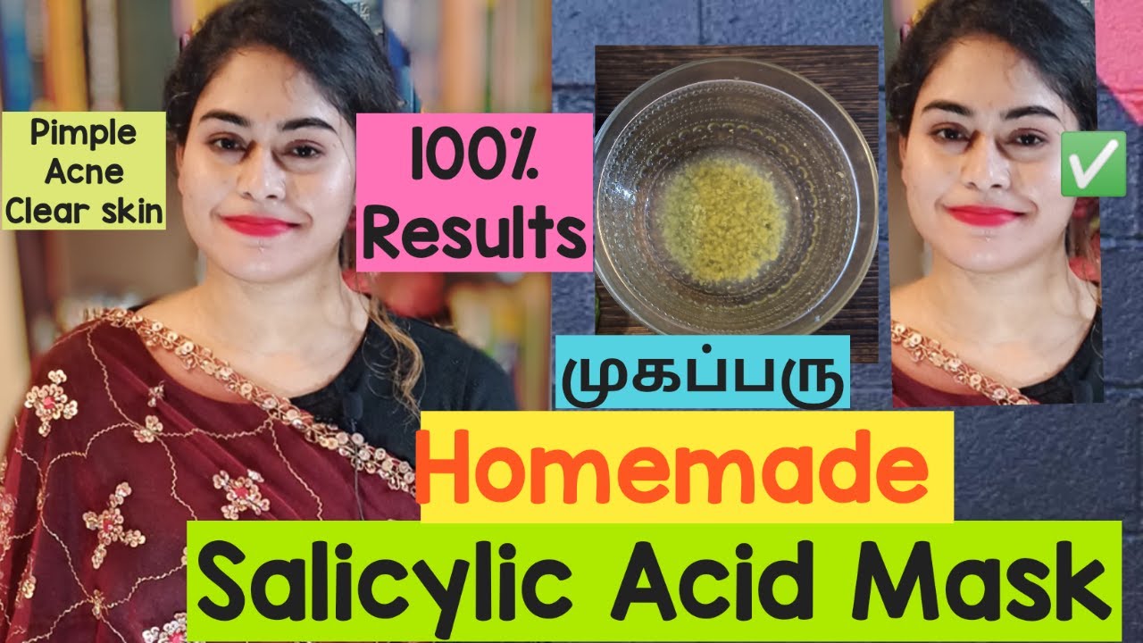 100 Homemade Salicylic Acid Mask Permanent Clear Skin Remove Pimple