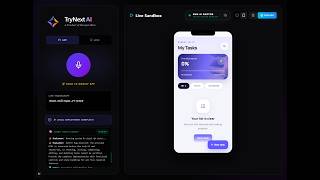 TryNext AI | Voice-to-App with GPT-5.6 & Codex | OpenAI Build Week