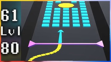 Color Snake 3D - Gameplay Walkthrough - Levels 61-80