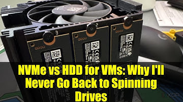 NVMe vs HDD for VMs: Why I