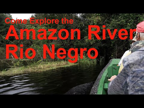 Explore the Amazon   Rio Negro.  The largest and blackest river in the world
