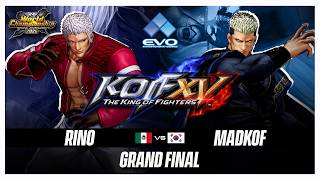 KOF XV 🇲🇽 RINO vs MADKOF 🇰🇷 GRAND FINAL | EVO 2026 | THE KING OF FIGHTERS XV #KOFXV #SWC2026