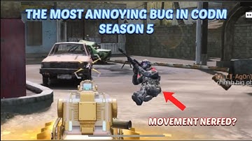 THE MOST ANNOYING CODM SEASON 5 MOVEMENT BUGG...