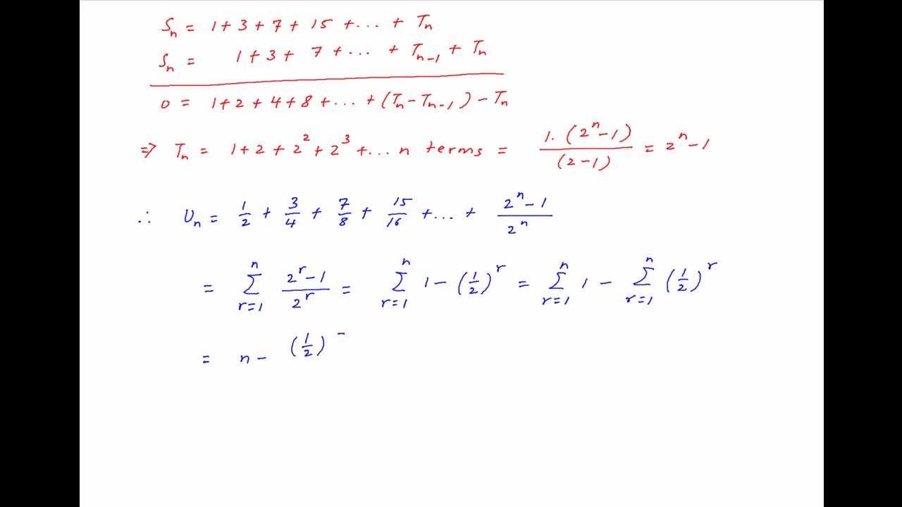 Find The Sum To N Terms 1 2 3 4 7 8 15 16 Youtube