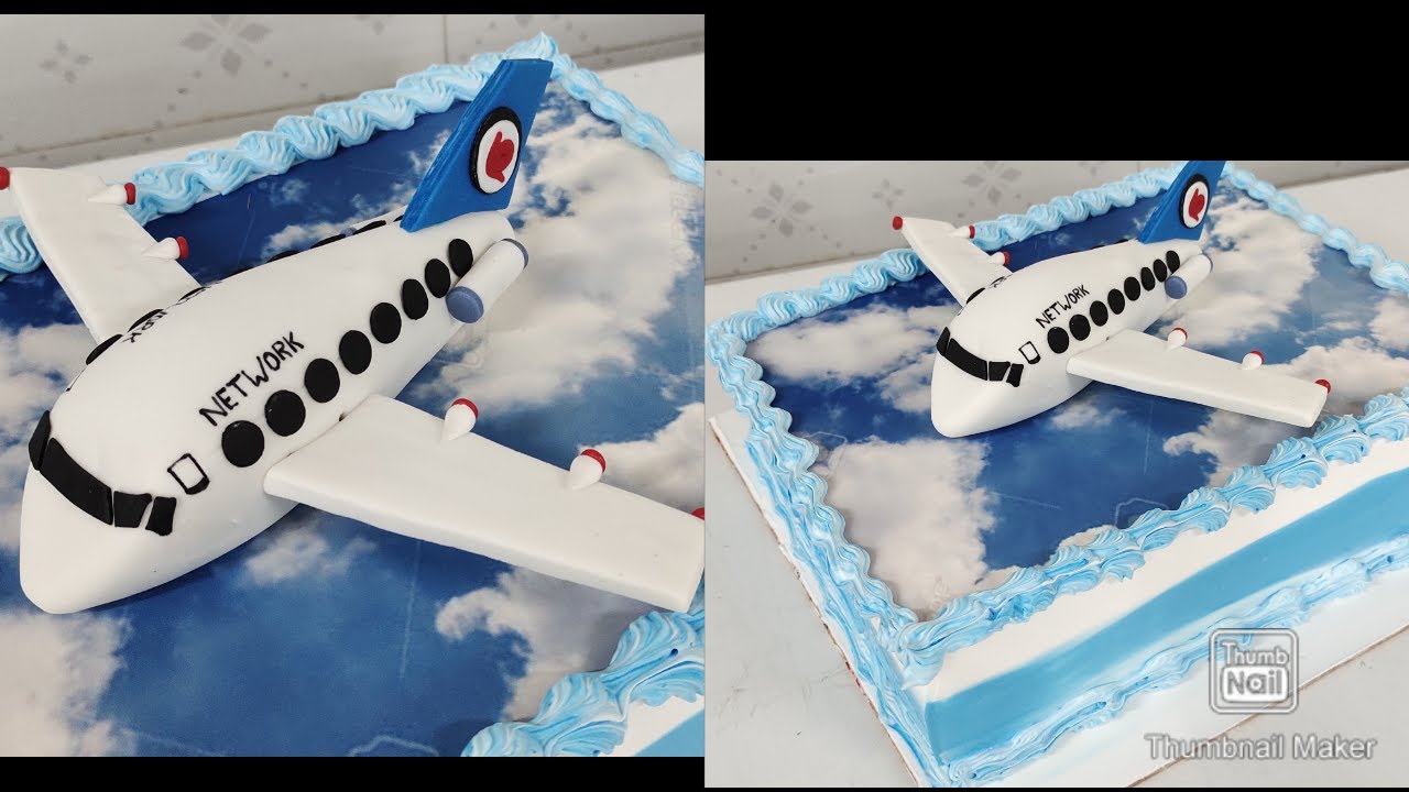 Airplane Fondant Cake- Order Online Airplane Fondant Cake @ Flavoursguru