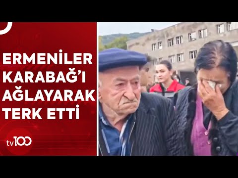 Ermeniler Karabağ'dan Ayrılıyor | TV100 Haber