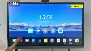 OKV IFP V100 Interactive Flat Panel Android OS with AI features