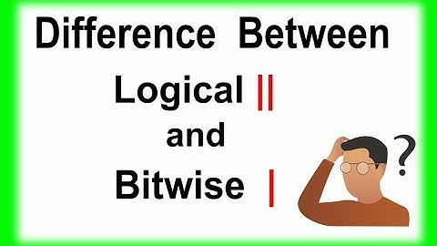 Difference Between Logical || and Bitwise | operator | Bitwise OR Operator in C | OR Operator in C