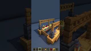 Quick &amp; Easy Minecraft Decoration Idea | Survival Build Tips #shorts
