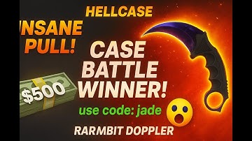 I Joined a Hellcase Battle… You Won’t Believe What I Pulled! use code: jade