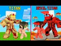 Monster School : Titan Vs Devil Titan - Minecraft Animation