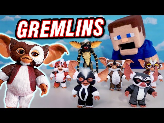 Gremlins 2 The New Batch Movie Mogwi NECA Figures SET - YouTube