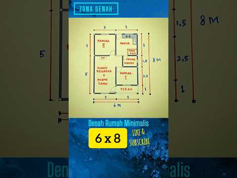 Rumah 6x8 Meter